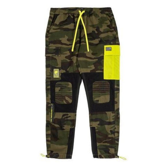 NEW PINK DOLPHIN Men Cargo Camo Pants Army M-2XL - Picture 2 of 3